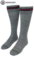 Knee High Socks - Grey/Stripe-kaikorai-valley-college-Dunedin Schools Uniform Shop