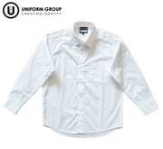 Shirt - L/S White-columba-college-Dunedin Schools Uniform Shop