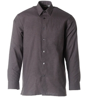 Shirt L/S with Tail - Grey-balmacewen-intermediate-Dunedin Schools Uniform Shop